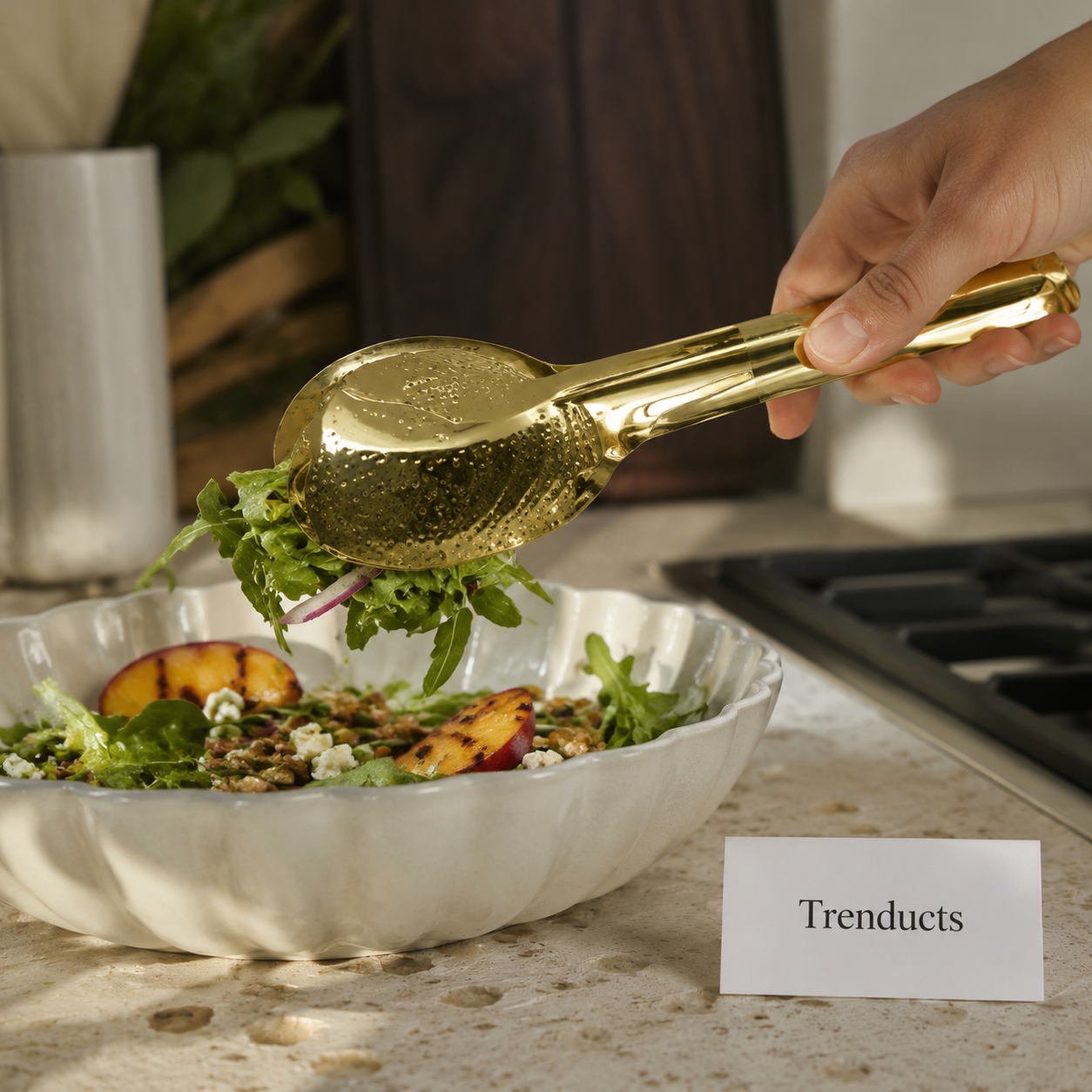 Metallic Kitchen Serving Tong Style Collection