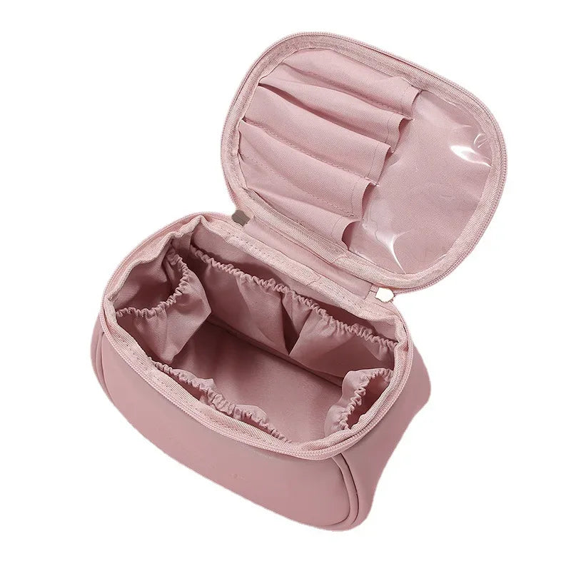Portable Makeup Case with Zipper - Stylish & Compact - Clarify.pk