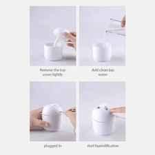 Mini Air Humidifier 250ml with LED Light
