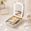 Mini LED Makeup Bag with Mirror & Organizer