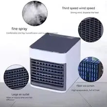 Mini Portable Air Conditioner with Adjustable Fan - Clarify.pk