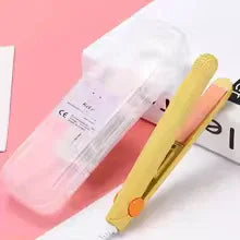 Mini Portable Hair Straightener - Colorful Travel Size - Clarify.pk