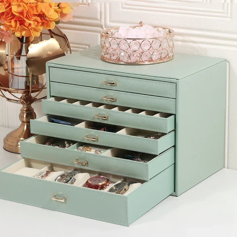 5 Layer Fashion Jewelry Storage Box - Clarify.pk