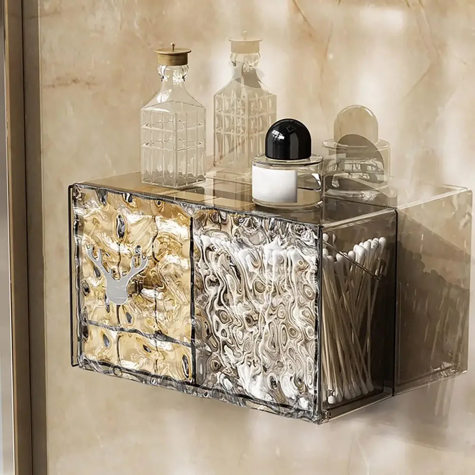 Cotton Pad Storage Container - Stylish & Durable