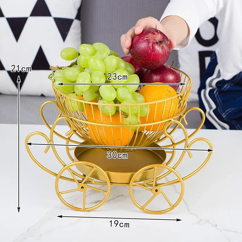 Modern Fruit Basket in Stylish Design (Black colour) - Clarify.pk