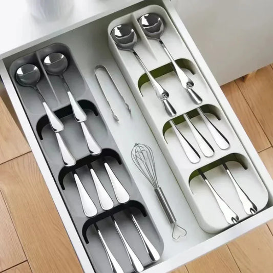 Utensil Tray for Spoons and Forks - Kitchen Organizer - Clarify.pk