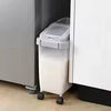Moisture Proof Rice Storage Container with Wheels - Clarify.pk