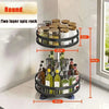 Multi-Layer Kitchen Storage Organizer - 3-Tier Rotating Rack - Clarify.pk