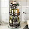 Multi-Layer Kitchen Storage Organizer - 3-Tier Rotating Rack - Clarify.pk