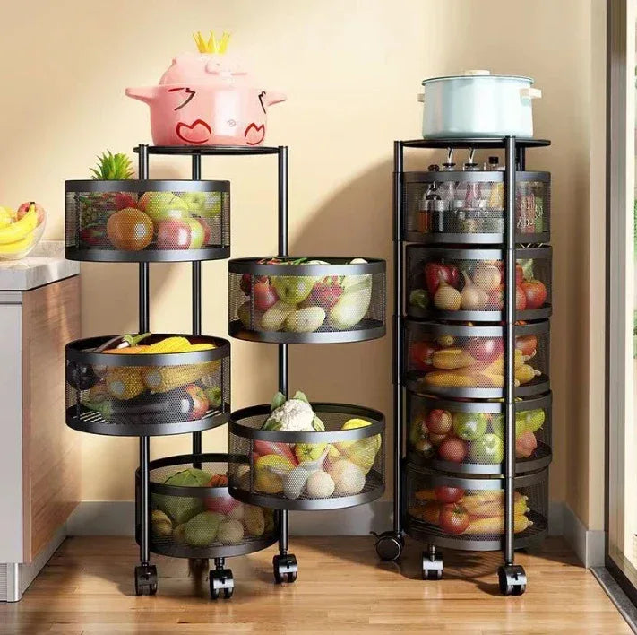 Multi Layer Vegetable and Fruit Organizer Cart
