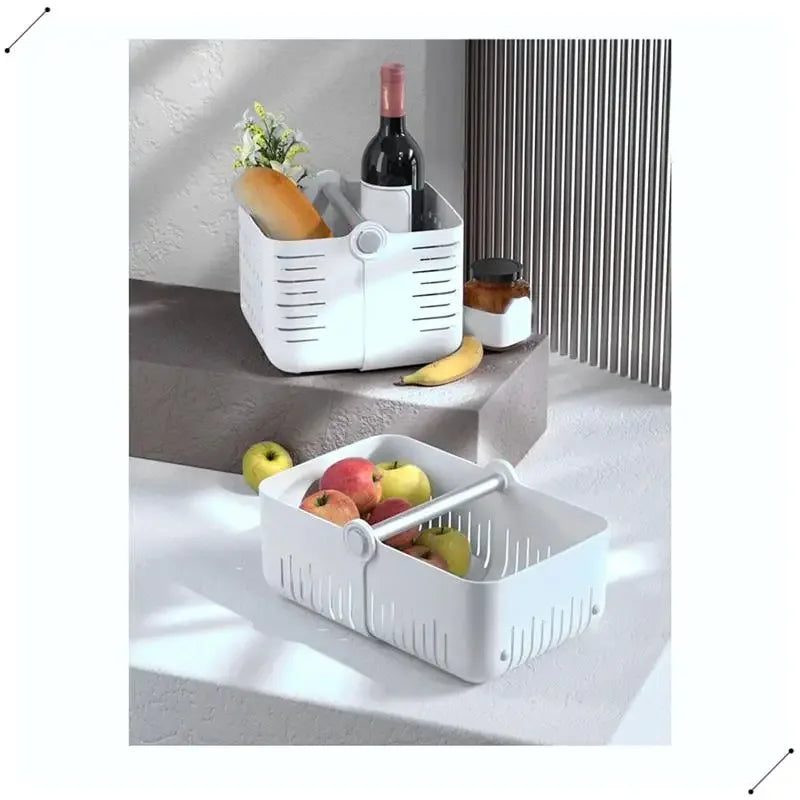 Multi-Purpose Bathroom Organizer Basket - Durable & Spacious