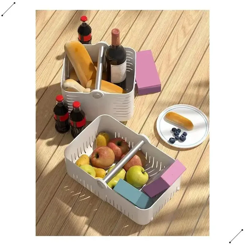 Multi-Purpose Bathroom Organizer Basket - Durable & Spacious