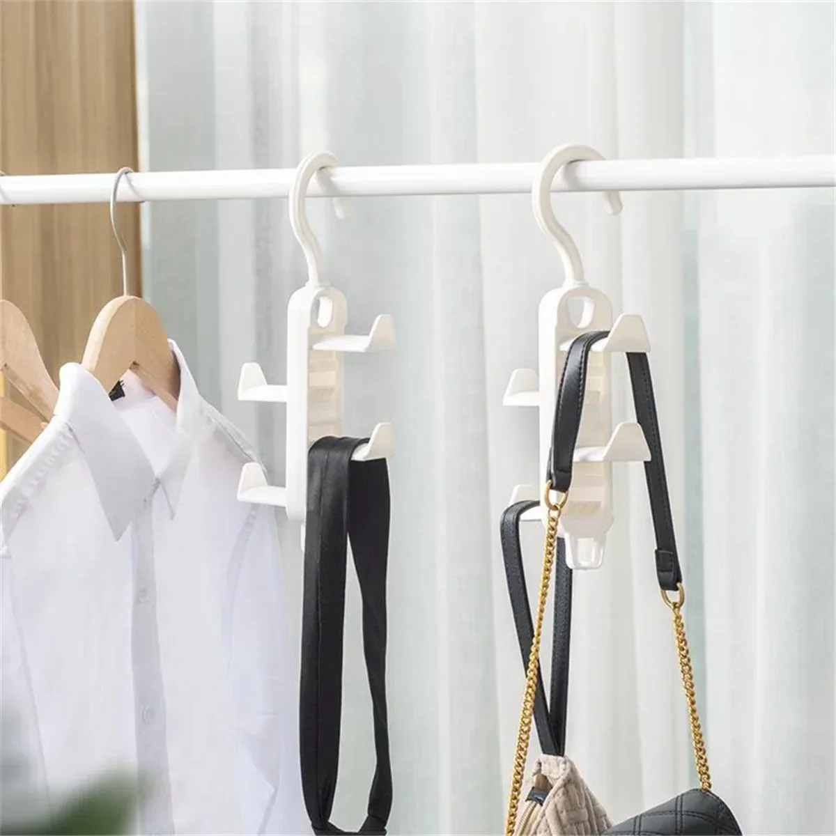 Multi-Purpose Hanging Rack Organizer for Storage - Clarify.pk
