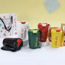 Leakproof Thermos Coffee Mug - Durable & Portable - Clarify.pk