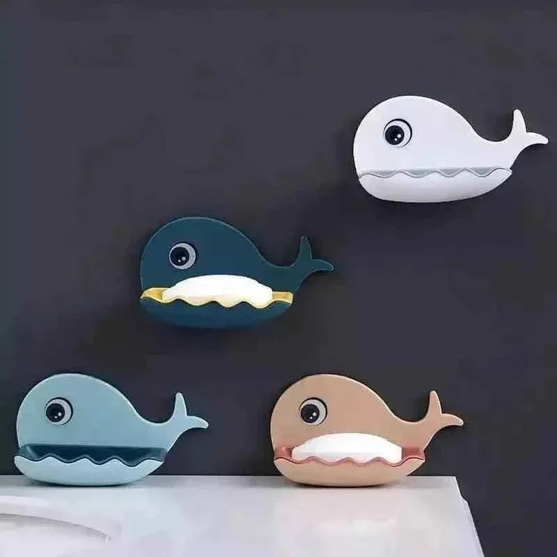 Wall Mounted Fish Soap Dish Cute Bathroom Holder - Clarify.pk