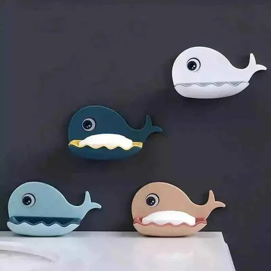 Wall Mounted Fish Soap Dish Cute Bathroom Holder - Clarify.pk