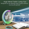 Multifunction Desktop Fan with LED Light - Clarify.pk