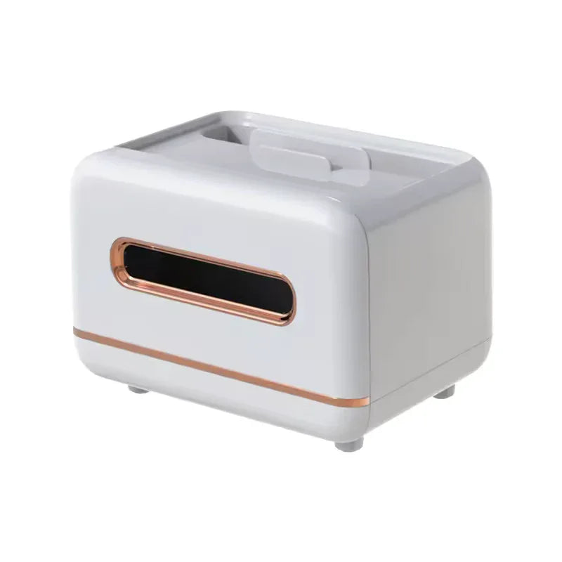 Multifunction Desktop Organizer with Tissue Holder - Clarify.pk