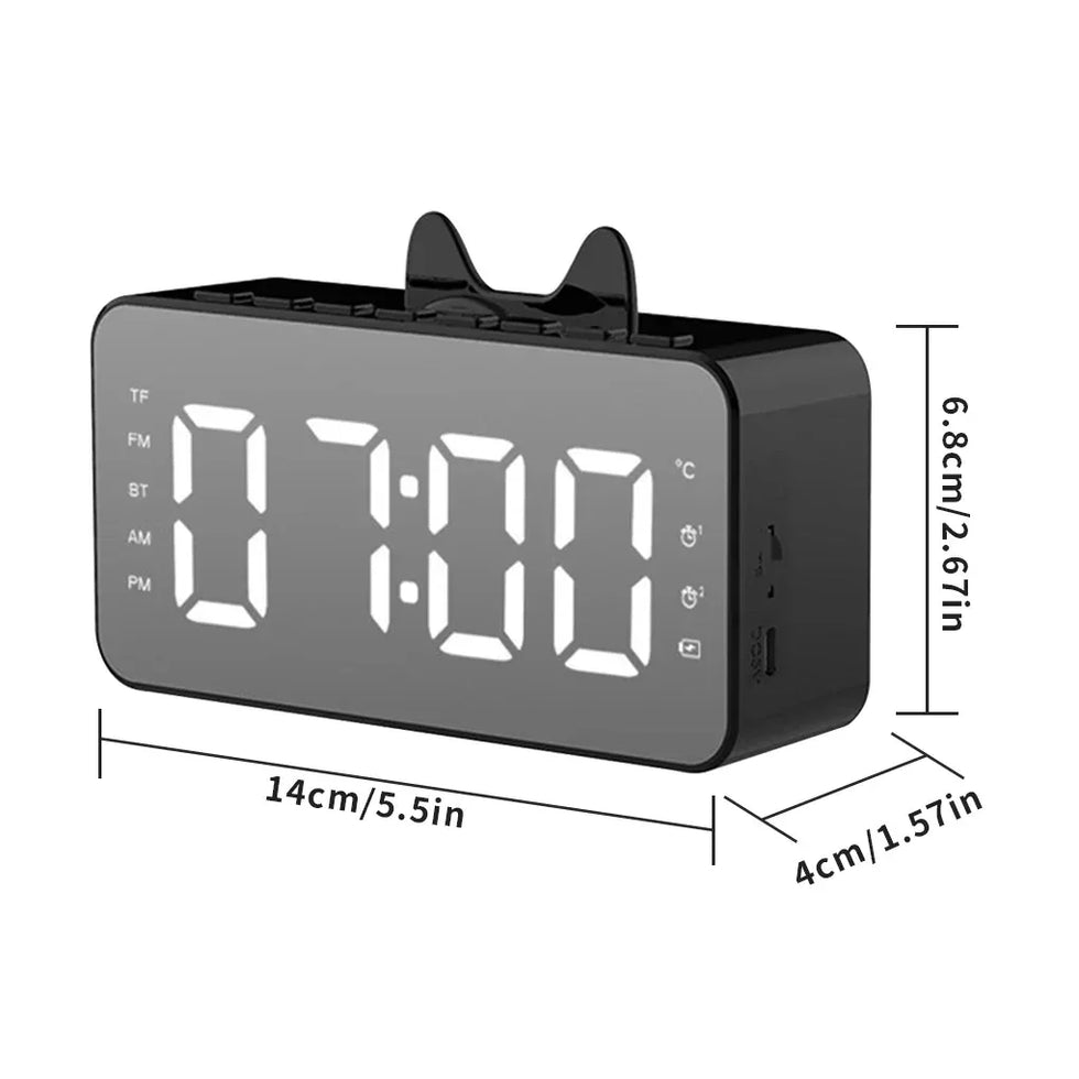 Multifunctional Alarm Clock with Temperature Display