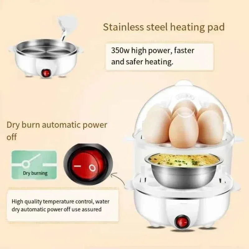 Multifunctional Egg Boiler for Easy Cooking - Clarify.pk
