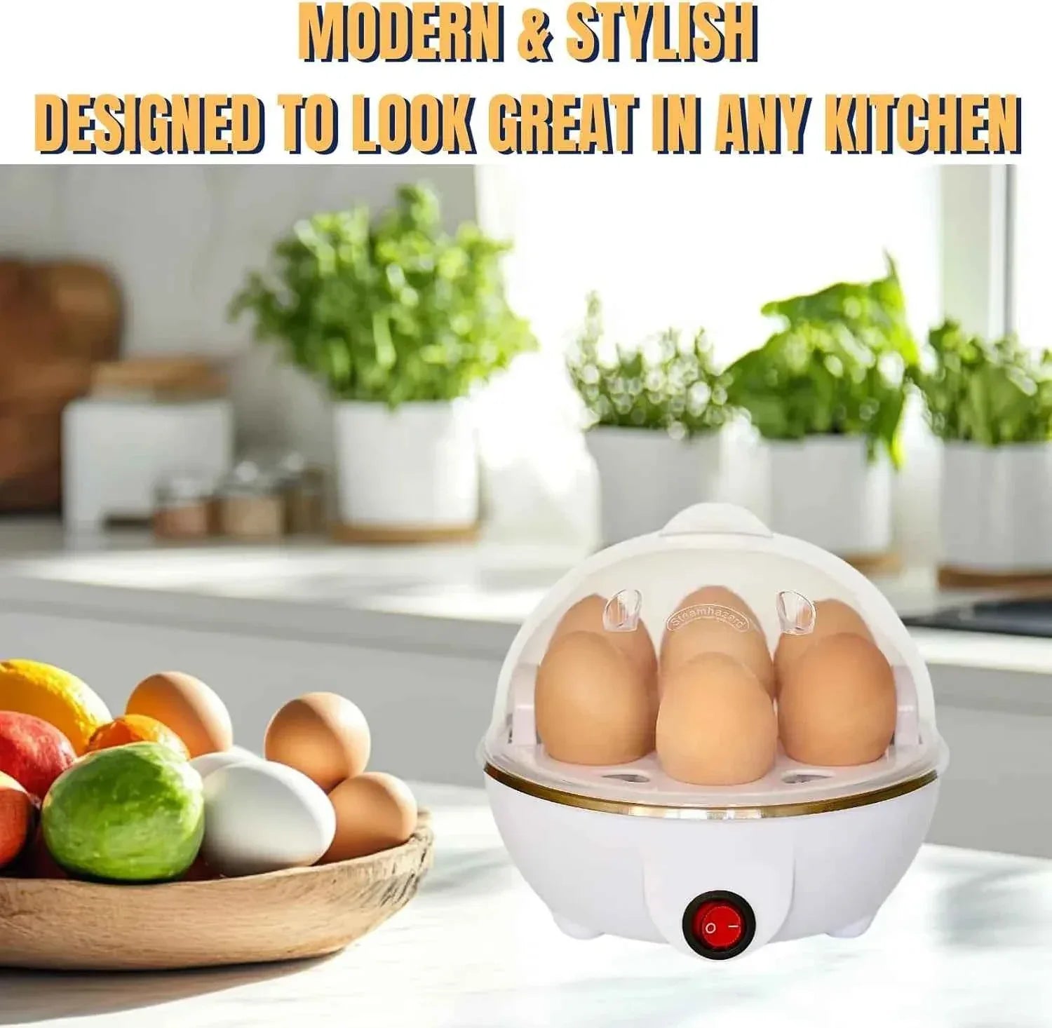 Multifunctional Egg Boiler for Easy Cooking - Clarify.pk
