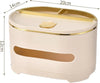 Multifunctional Tissue Box with Makeup Brush Holder - Clarify.pk