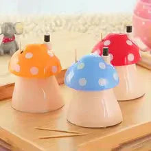 Mushroom Toothpick Holder Set - Cute Kitchen Gadget - Clarify.pk