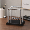 Newton’s Cradle with Steel Balls & Black Base