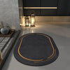 Non Slip Bathroom Mat with Modern Design (RANDOM COLOR) - Clarify.pk