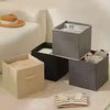 Non-Woven Storage Basket with Handle - Durable & Foldable - Clarify.pk