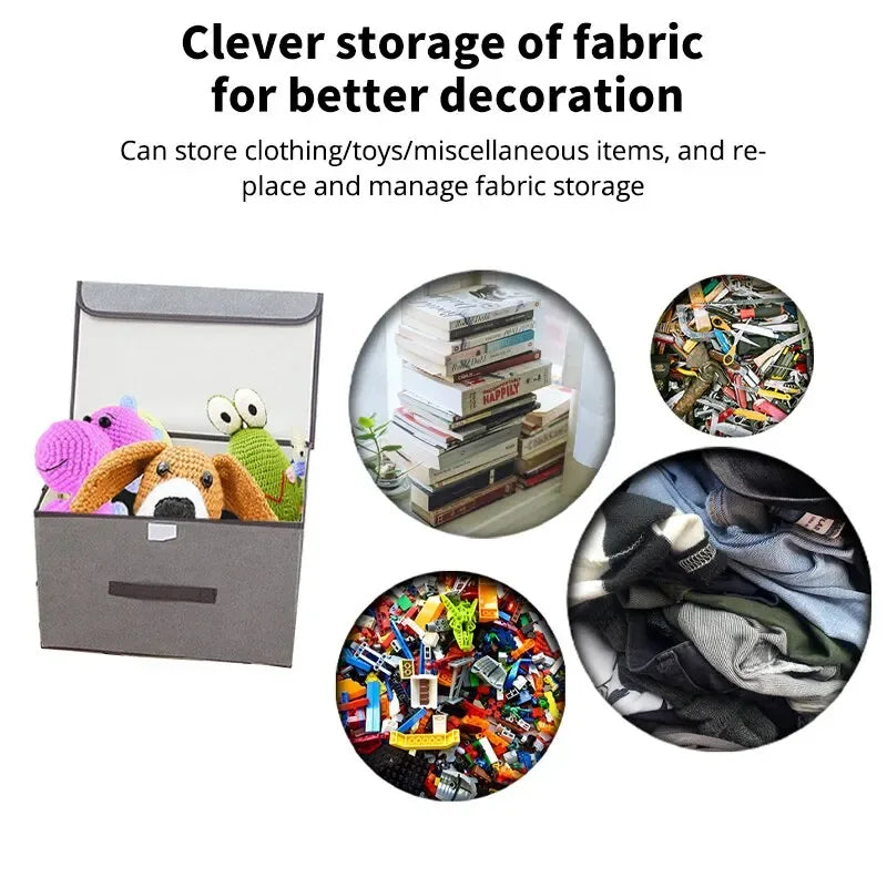 Non Woven Storage Box for Clothes & Toys - Clarify.pk