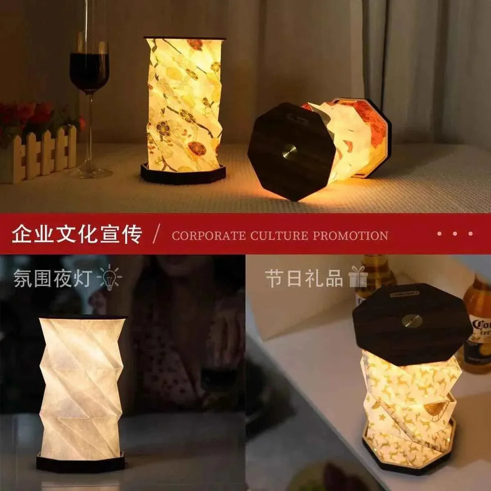 Artistic LED Table Lamp with Scenic Design