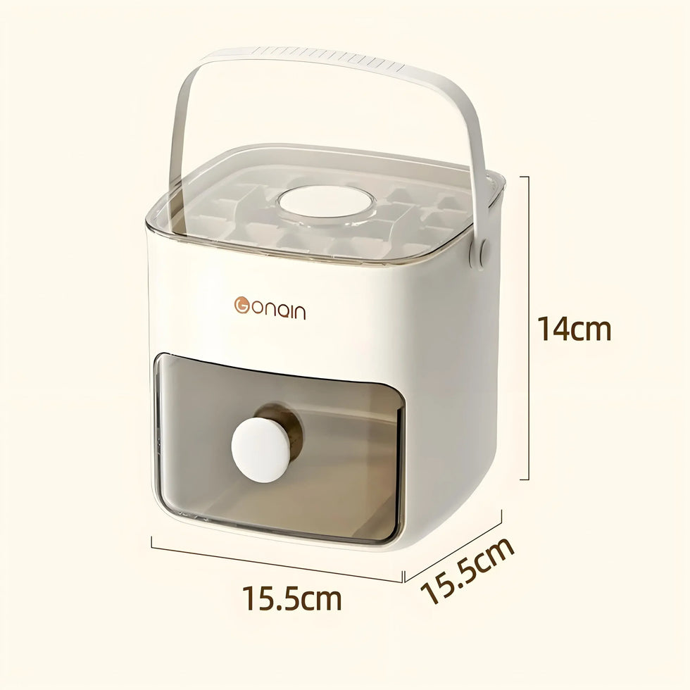 48 Block Ice Cube Machine with Lid - Efficient Ice Storage