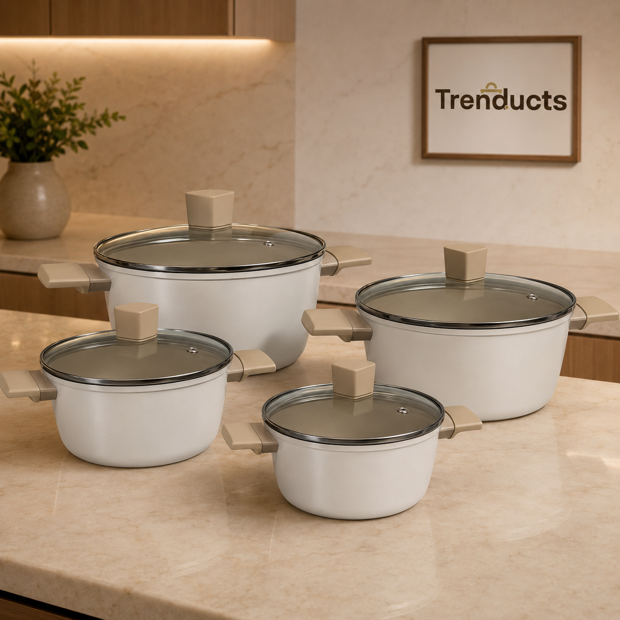 OSFE Deep Casserole with Clear Glass Lid