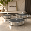 OSFE Honeycomb Wok with Lid – 3 Sizes