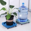 Outdoor Indoor Rolling Flower Pot Tray Stand - Clarify.pk