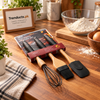 3-Piece Silicone & Wood Kitchen Utensil Set