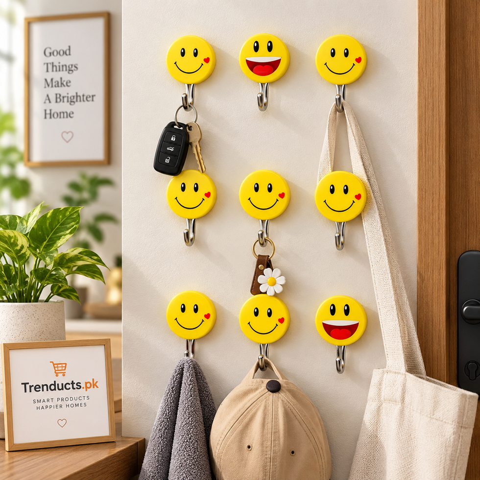 9-Piece Wall-Mounted Hook Set