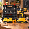 Cordless Drill Machine Kit with 2 Batteries