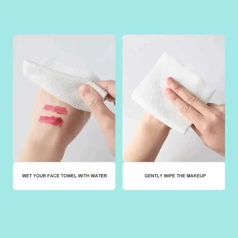 Pack of 70 Cotton Thickened Disposable Face Towel Soft Fabric