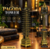 Pagoda Tower Metal Showpiece