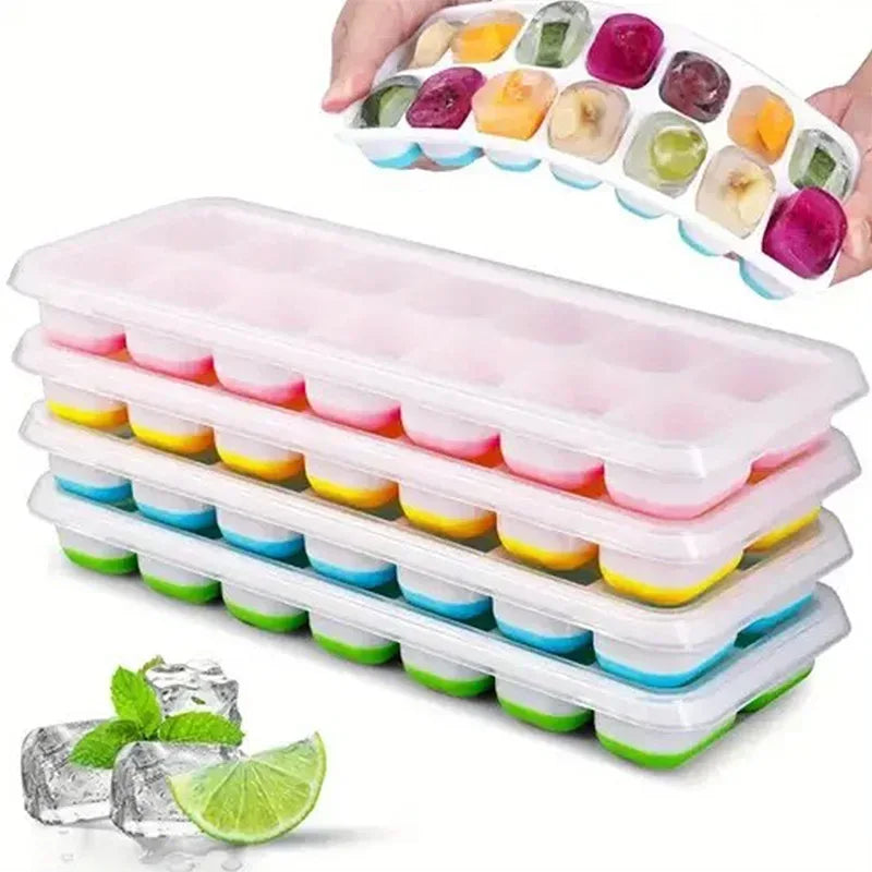 14 Grid Silicone Ice Cube Mold for Perfect Ice - Clarify.pk