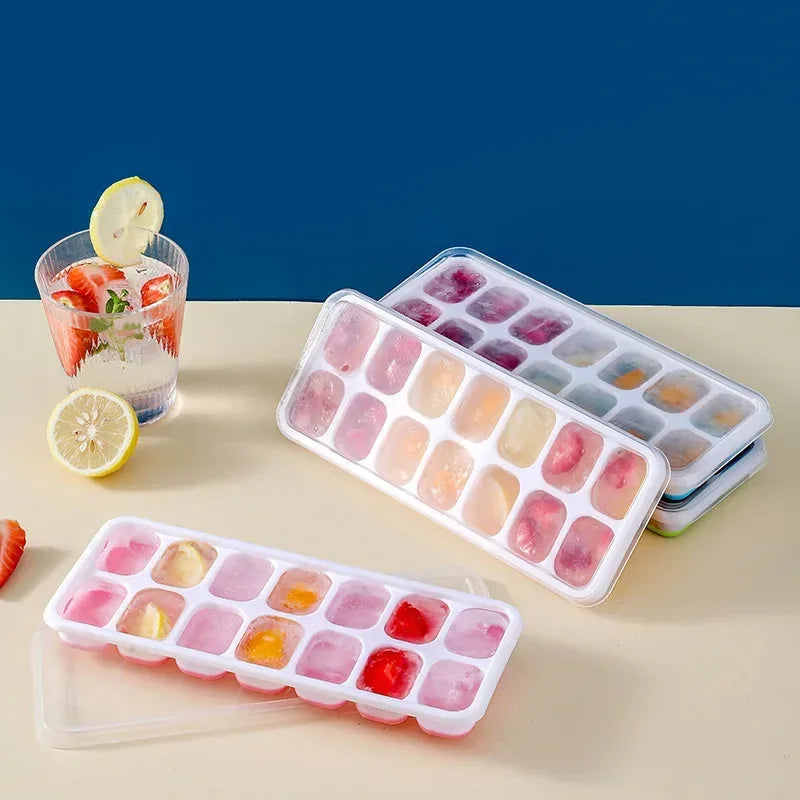 14 Grid Silicone Ice Cube Mold for Perfect Ice