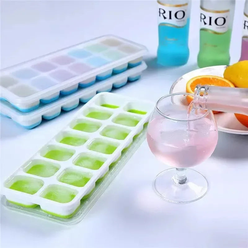 14 Grid Silicone Ice Cube Mold for Perfect Ice