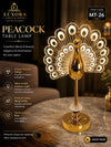 Luxury Peacock Crystal Table Lamp