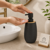 Pebble Texture Refillable Liquid Soap Dispenser (each)