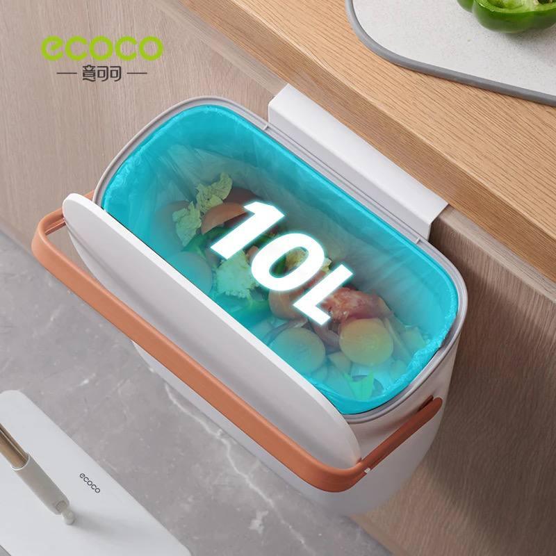 Ecoco وال ہینگنگ ٹریش کین - ہیوی ڈیوٹی
