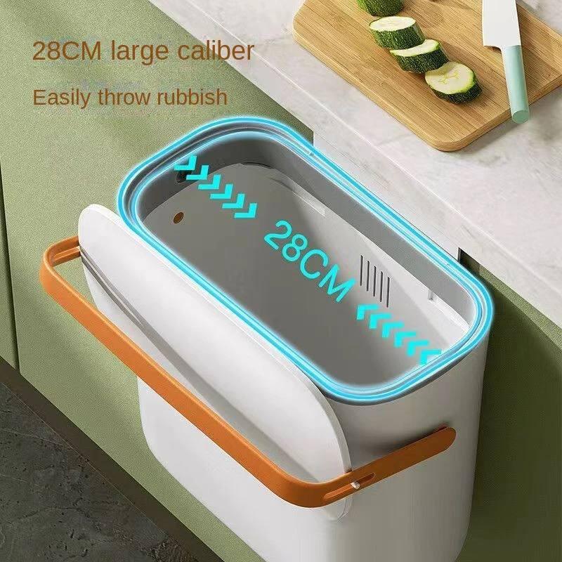 Ecoco وال ہینگنگ ٹریش کین - ہیوی ڈیوٹی