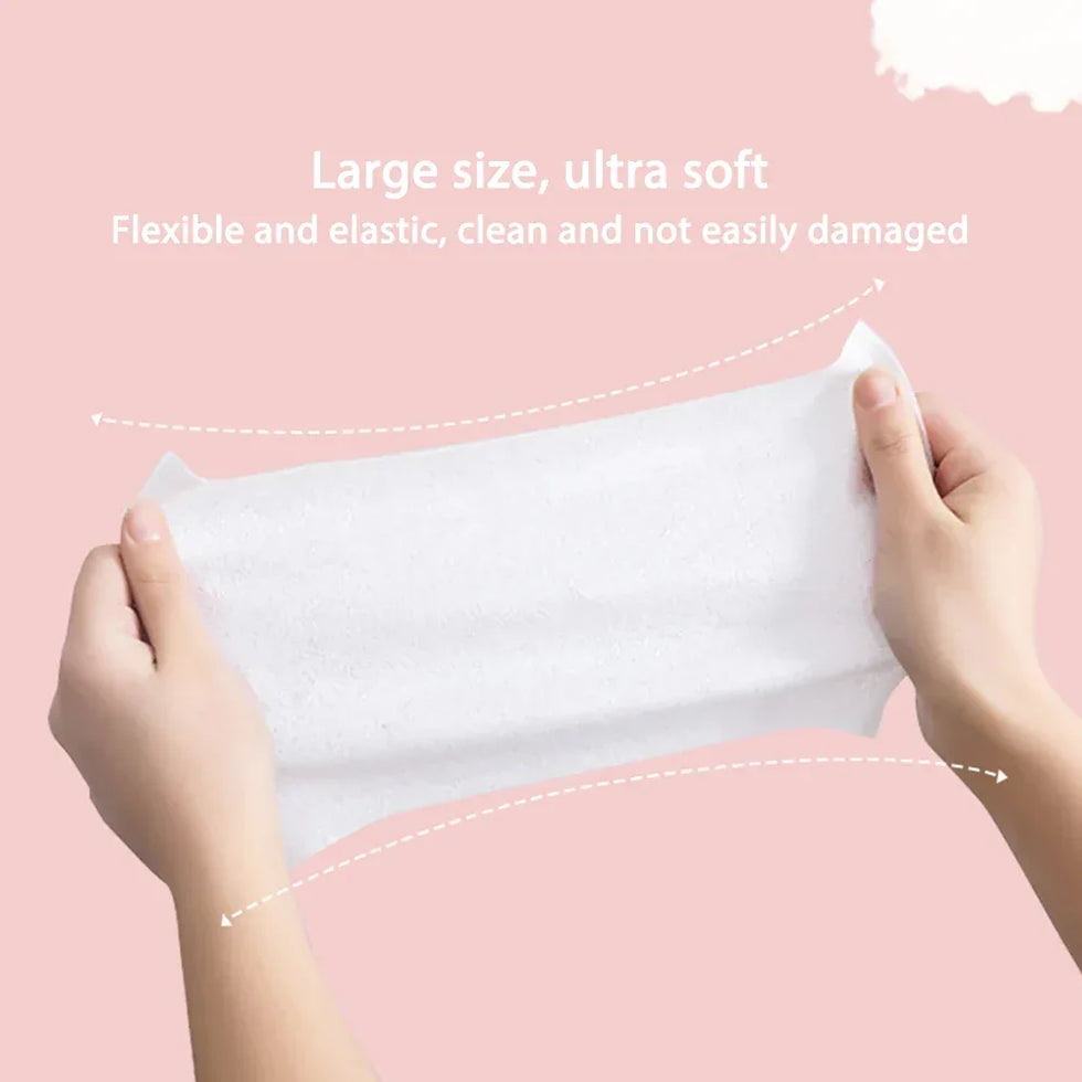 64 pcs New Soft Baby Wet Wipes - Gentle & Refreshing