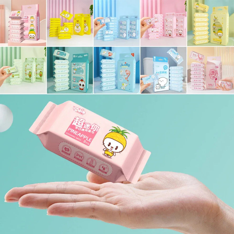 64 pcs New Soft Baby Wet Wipes - Gentle & Refreshing
